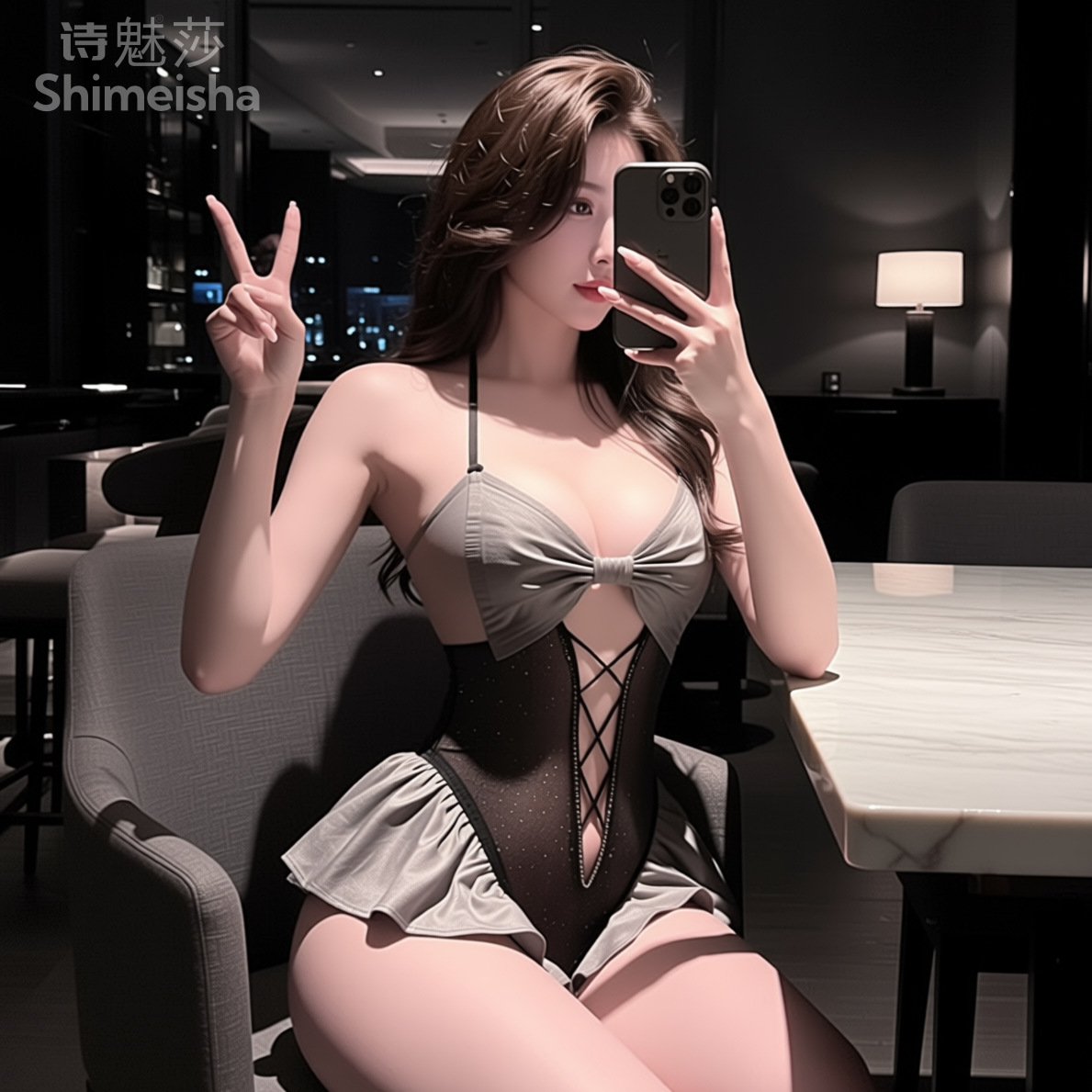 จิมิโกะ ชุดคอสเพลย์ชุดชั้นในแม - Lace Teddy Lingerie บทวิจารณ์และราคา