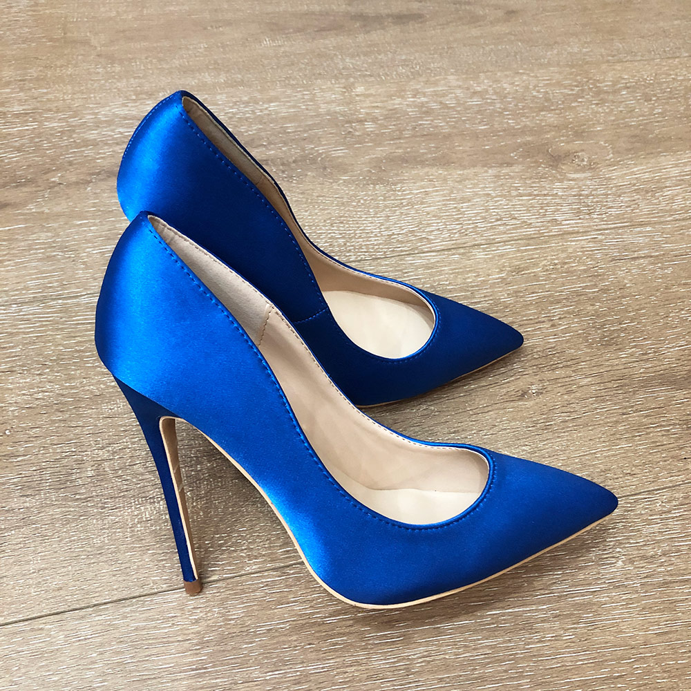 Veowalk Royal Blue ผู้หญิงผ้าไ - Slip Dress Satin บทวิจารณ์และราคา