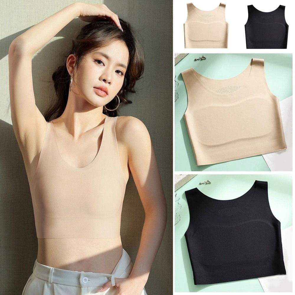 บราไร้สายผ้าไอซ์ซิลค์สำหรับผู้ - Seamless Underwear Women บทวิจารณ์และราคา