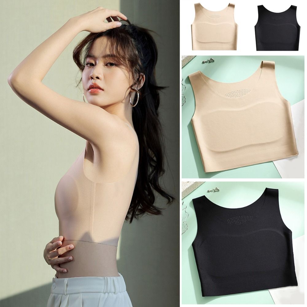 บราไร้สายผ้าไอซ์ซิลค์สำหรับผู้ - Seamless Underwear Women บทวิจารณ์และราคา