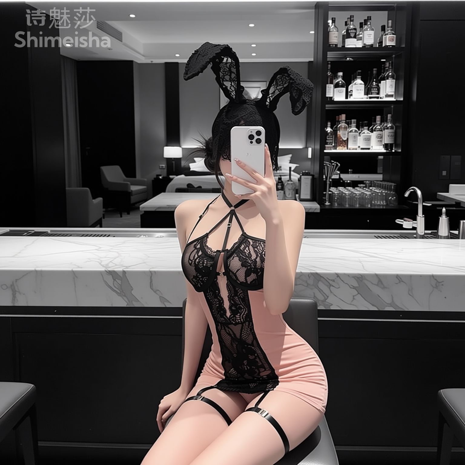 จิมิโกะ ชุดเดรสสั้นรัดรูปสีชมพ - Lace Teddy Lingerie บทวิจารณ์และราคา